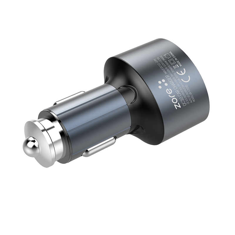 ZR-C703Q Micro 2 in 1 Araç Şarj Seti Siyah