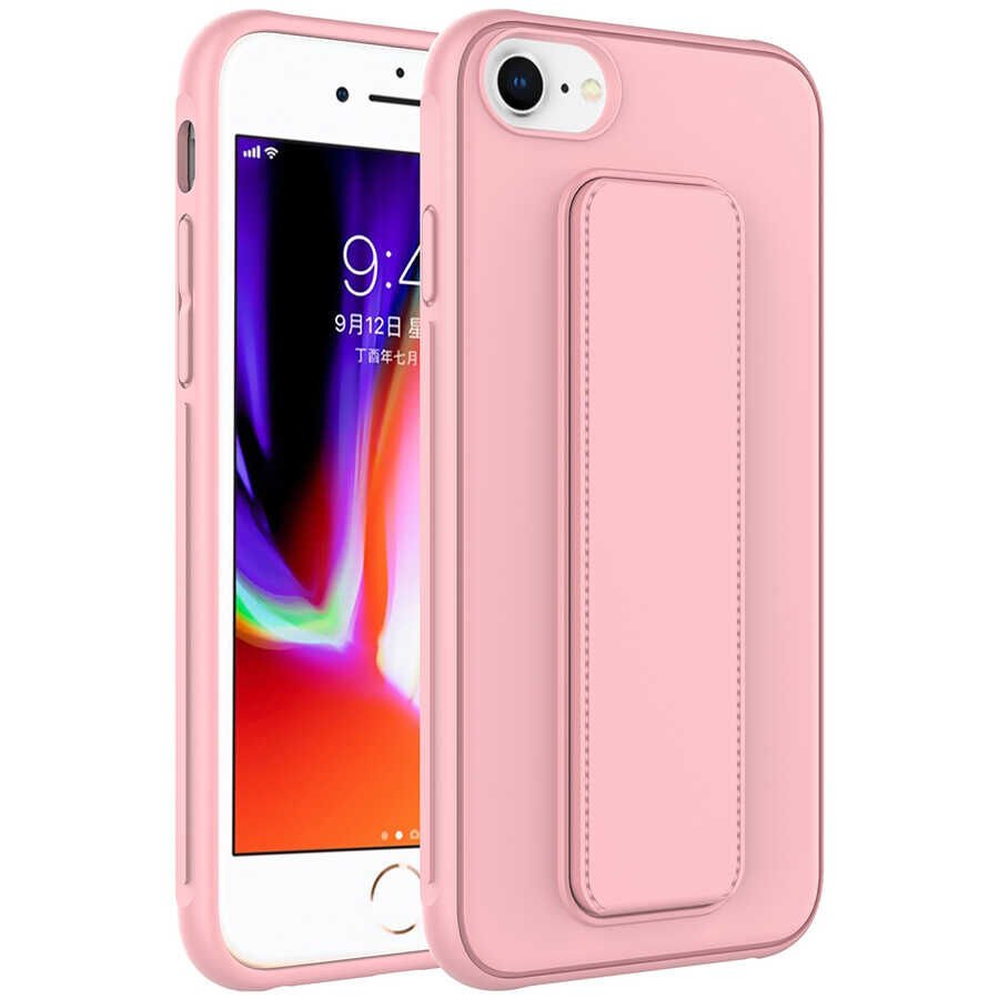 Apple iPhone SE 2022 Kılıf HEPTEKİLETİŞİM Qstand Kapak