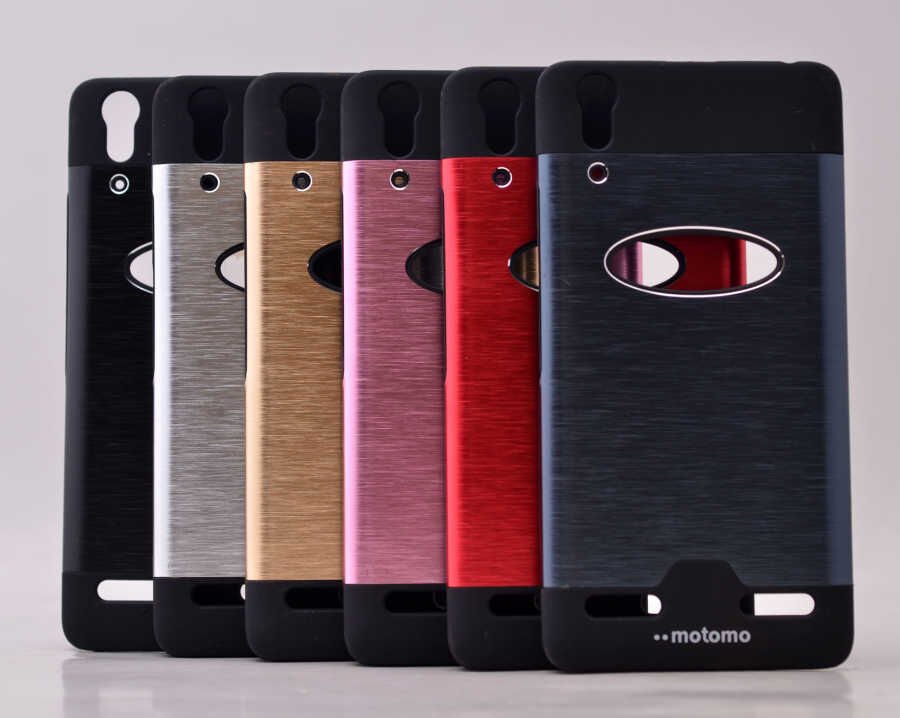 Lenovo A6000 Kılıf Zore Metal Motomo Kapak