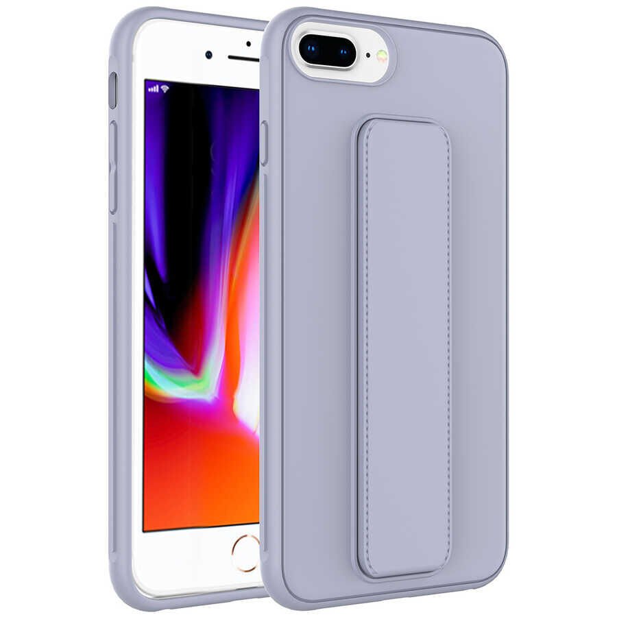 Apple iPhone 8 Plus Kılıf HEPTEKİLETİŞİM Qstand Kapak