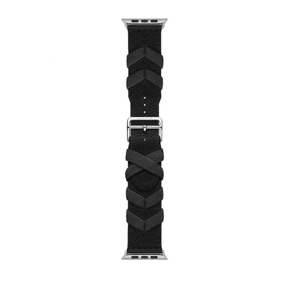 Apple Watch 7 41mm HEPTEKİLETİŞİM KRD-97 Sarmal Örgü Tasarımlı Kordon
