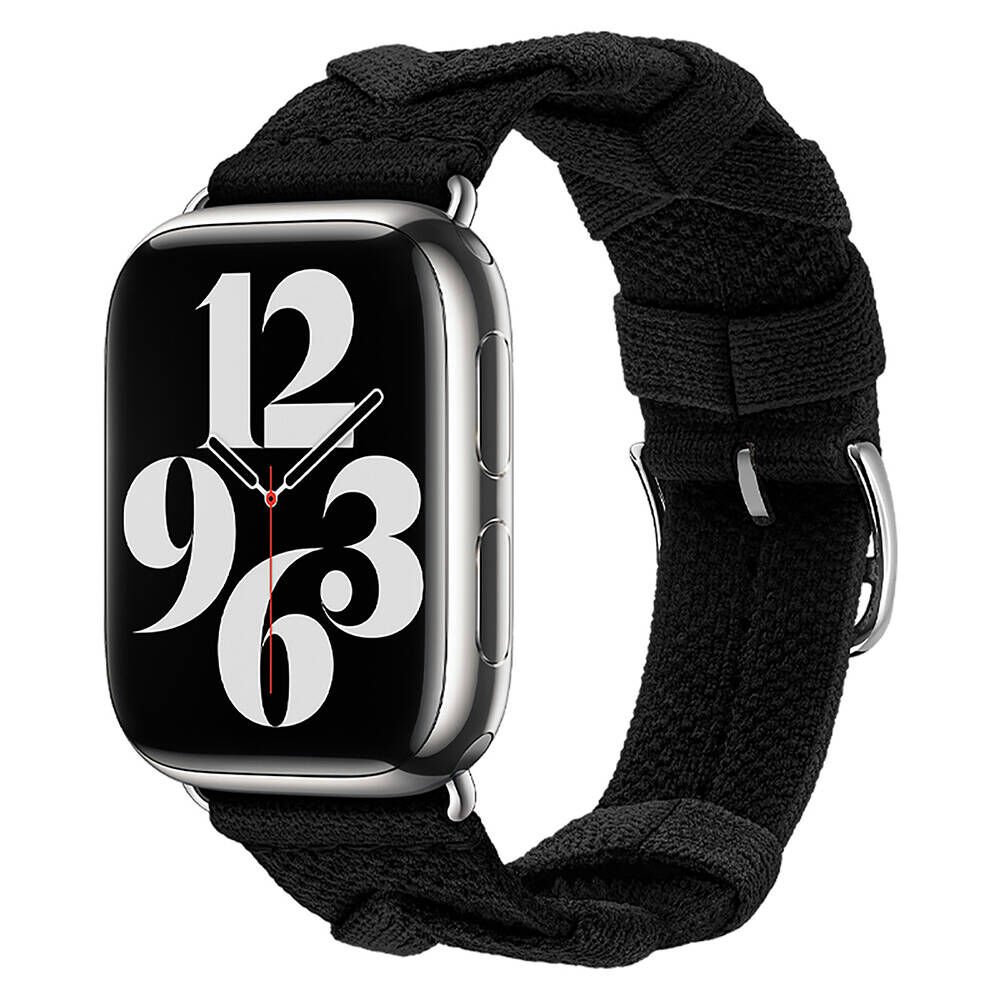 Apple Watch 7 41mm HEPTEKİLETİŞİM KRD-97 Sarmal Örgü Tasarımlı Kordon
