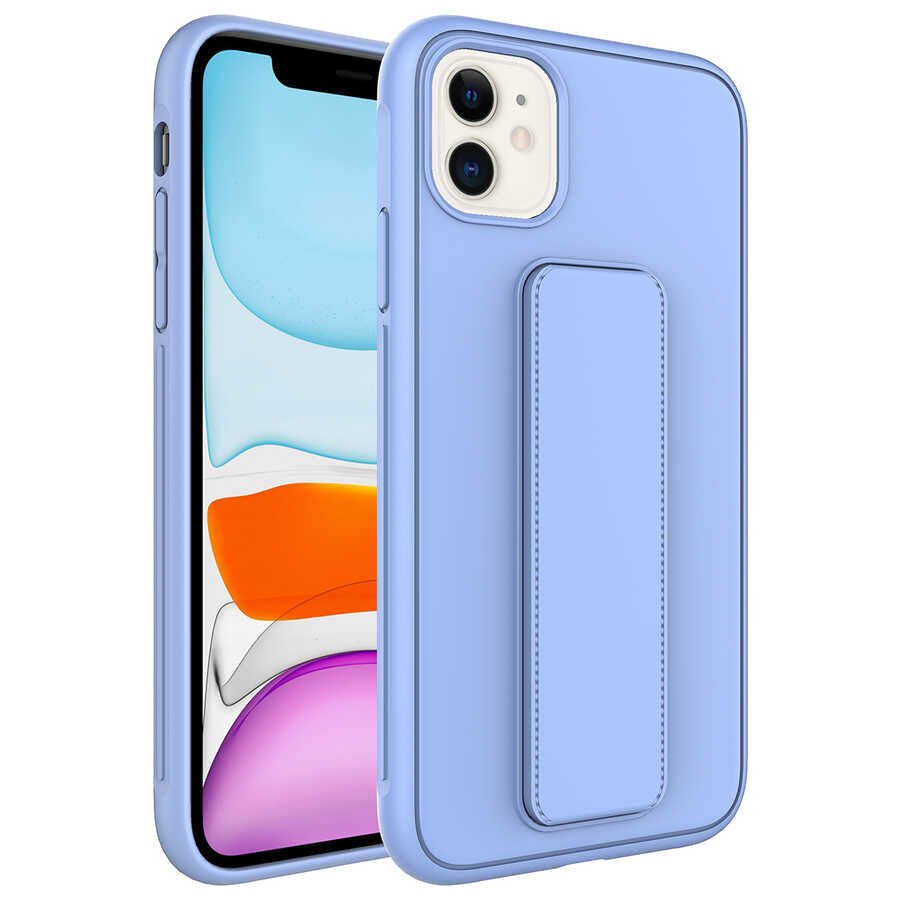 Apple iPhone 11 Kılıf HEPTEKİLETİŞİM Qstand Kapak