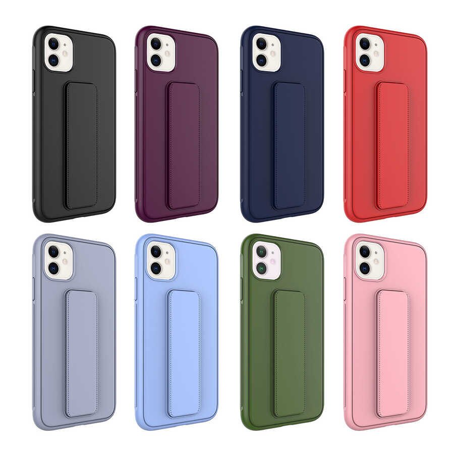 Apple iPhone 11 Kılıf HEPTEKİLETİŞİM Qstand Kapak