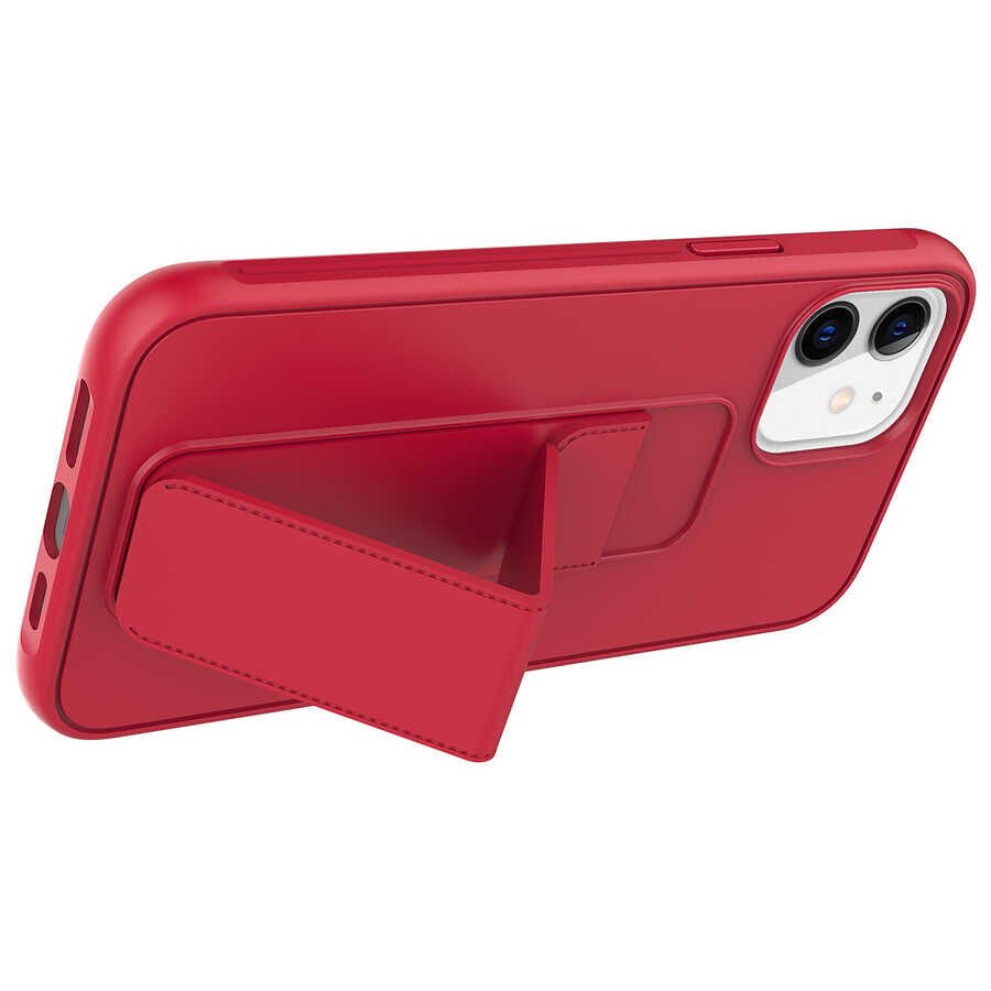 Apple iPhone 11 Kılıf HEPTEKİLETİŞİM Qstand Kapak
