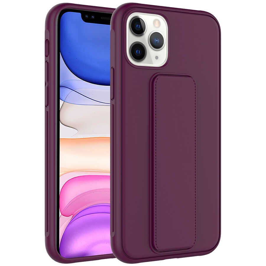 Apple iPhone 11 Pro Kılıf HEPTEKİLETİŞİM Qstand Kapak