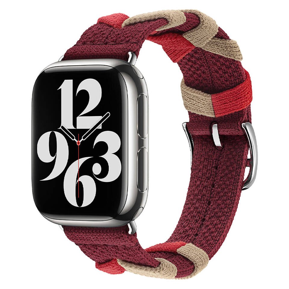 Apple Watch 44mm HEPTEKİLETİŞİM KRD-97 Sarmal Örgü Tasarımlı Kordon