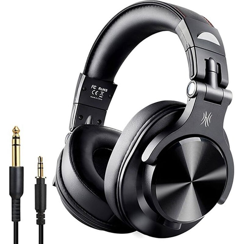 Hafif ve Portatif Kolayca Katlanıp Taşınabilir Dizayn (Oneodio A70 Bluetooth Kulaklık) Siyah
