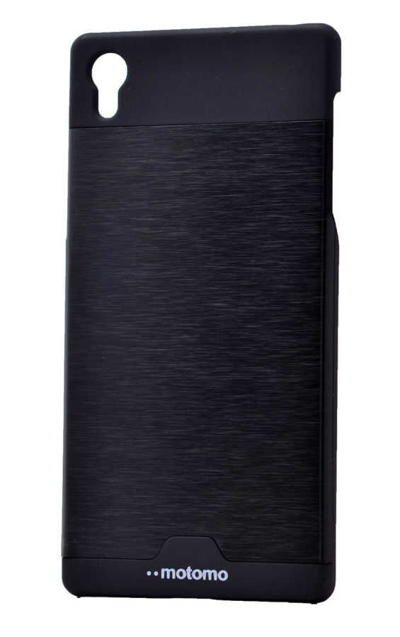 Sony Xperia Z5 Kılıf Zore Metal Motomo Kapak