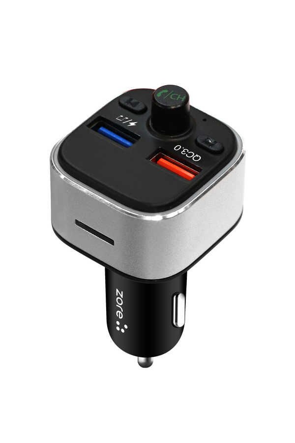 ZR-WP3C03 Bluetooth Transmitter Mp3 Araç Şarjı Siyah