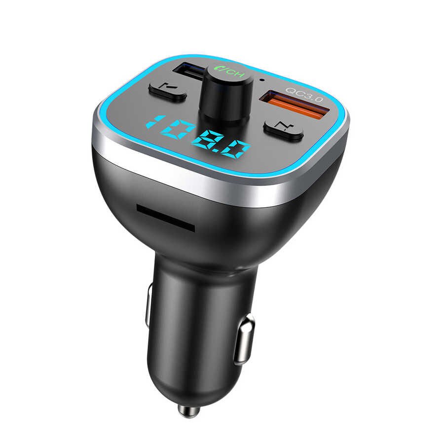 ZR-WP3C02 Bluetooth Transmitter Mp3 Araç Şarjı Siyah