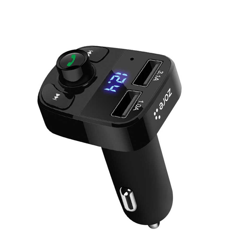 ZR-WP3C01 Bluetooth Transmitter Mp3 Araç Şarjı Siyah