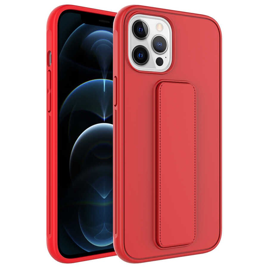 Apple iPhone 12 Pro Kılıf HEPTEKİLETİŞİM Qstand Kapak