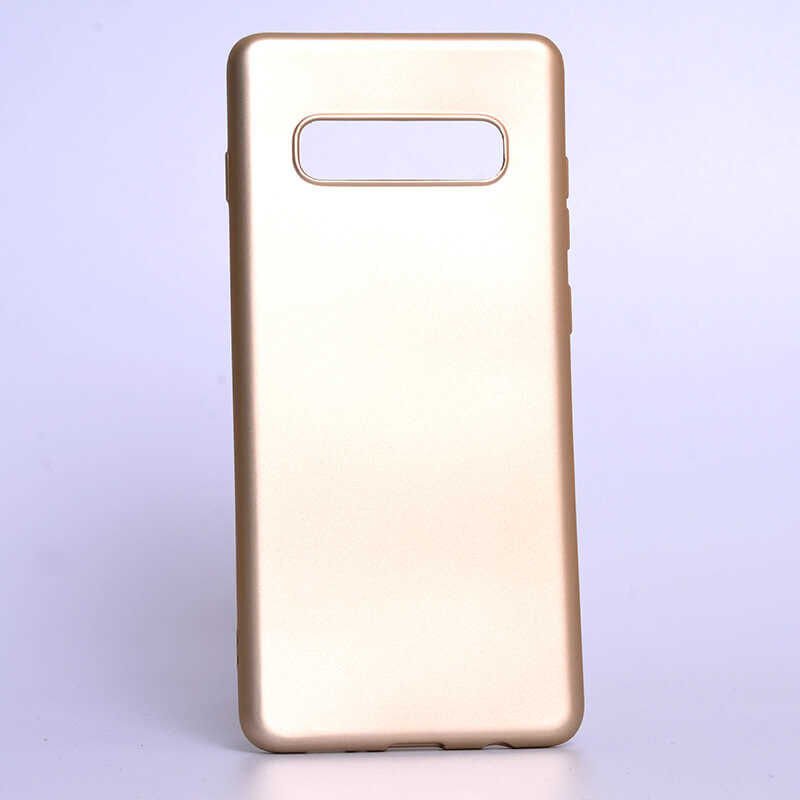 Samsung Galaxy S10E Kılıf Yumuşak Dokulu Soft Esnek İnce Mat Renkli Silikon Kapak (PREMİER) Saks Mavi