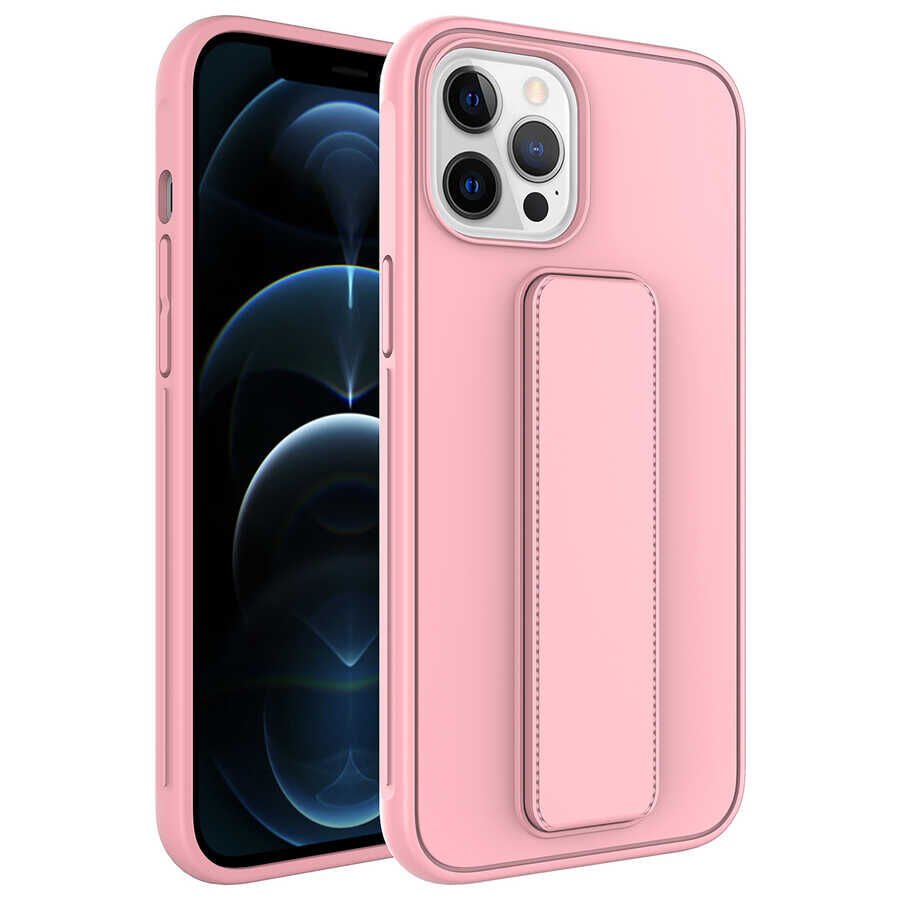 Apple iPhone 12 Pro Max Kılıf HEPTEKİLETİŞİM Qstand Kapak
