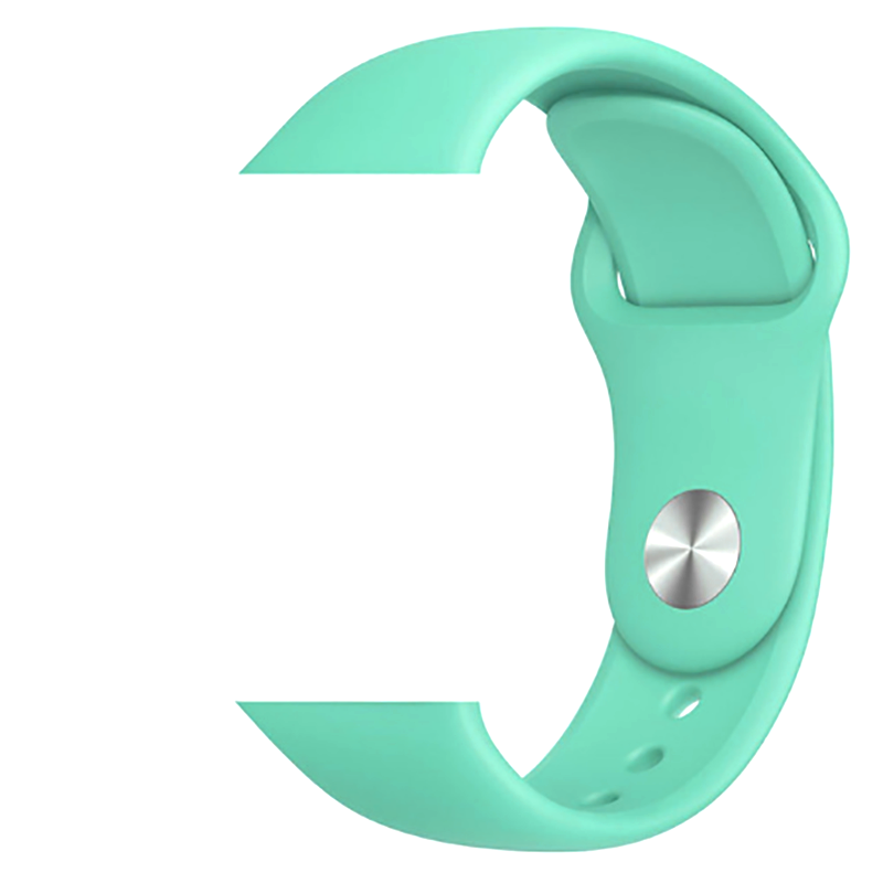 Apple Watch 2/3/4/5/6/7/8/se/ultra/nike 42mm 44mm 45mm 49mm Silikon Kordon (Klasik) Yeşil