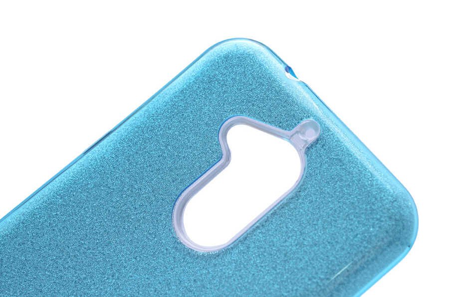 General Mobile 8 Kılıf Renkli Parıltılı Simli Işıltılı Silikon Kapak (SHİNİNG) Gümüş