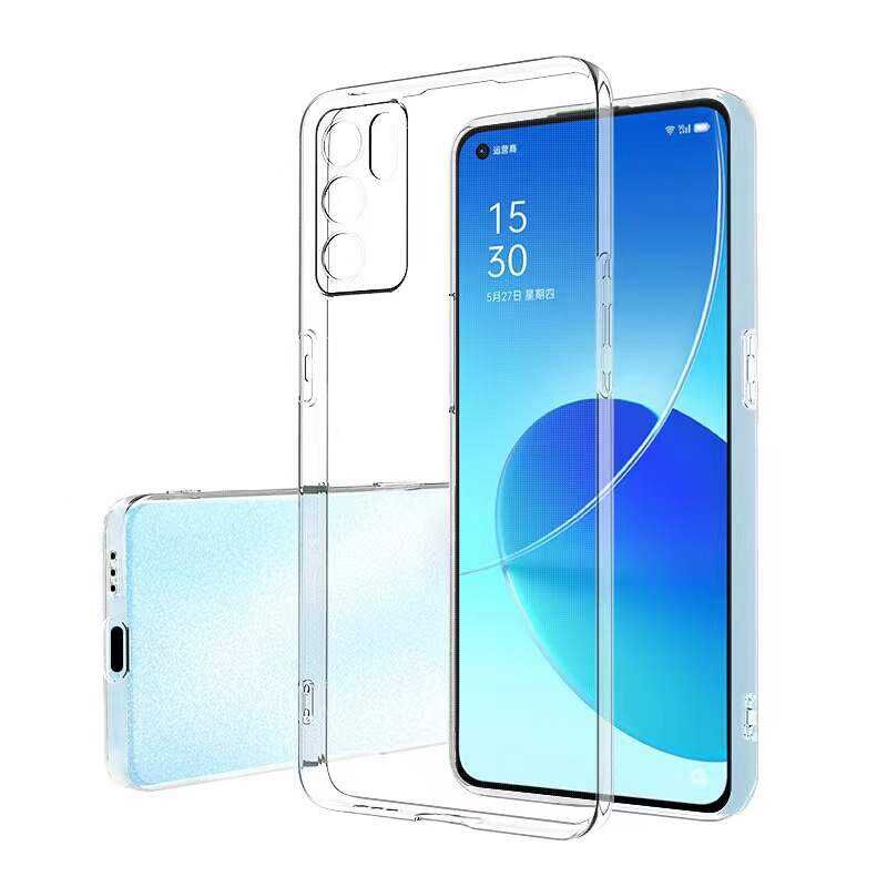 Oppo Reno 6 4G Kılıf HEPTEKİLETİŞİM Süper Silikon Kapak