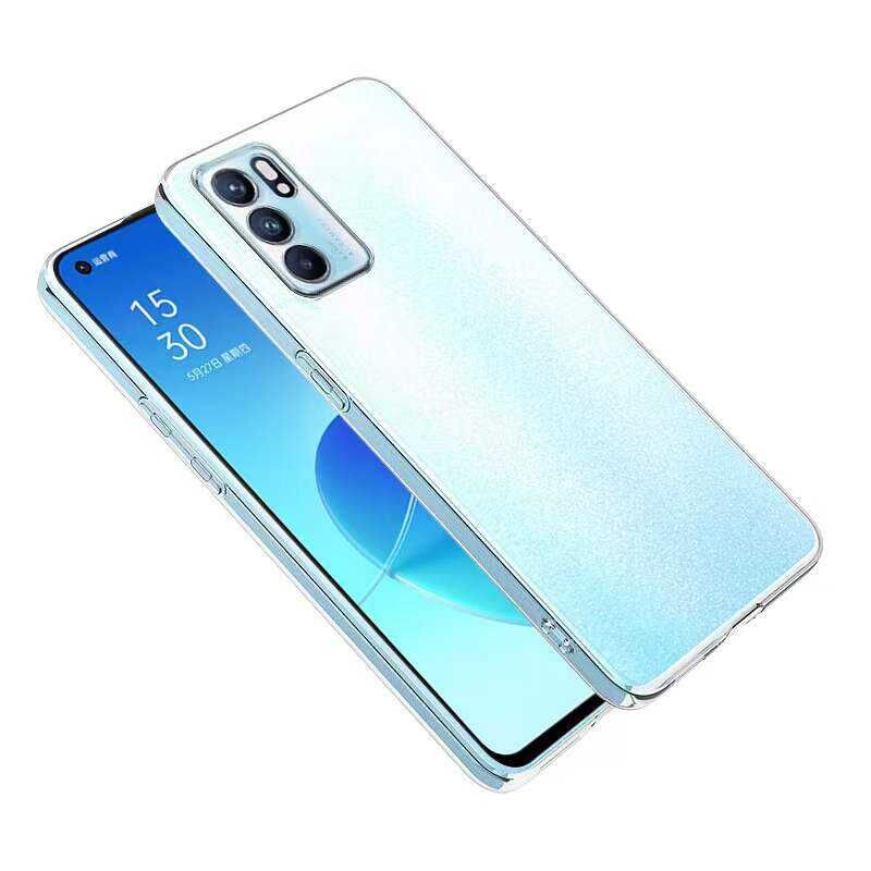 Oppo Reno 6 4G Kılıf HEPTEKİLETİŞİM Süper Silikon Kapak