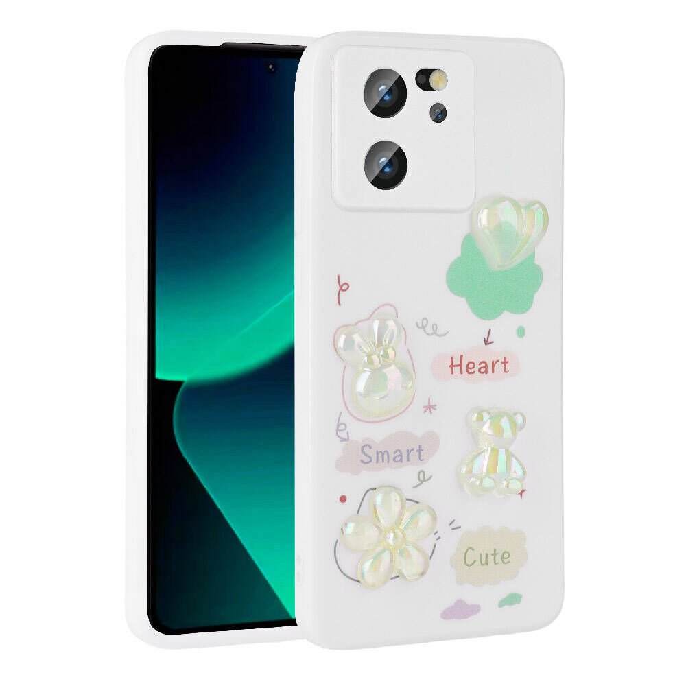 Xiaomi Mi 13T Pro Kılıf Kabartma Figürlü Parlak HEPTEKİLETİŞİM Toys Silikon Kapak