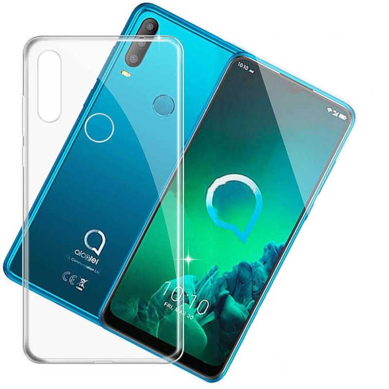 Alcatel 3X 2019 Kılıf HEPTEKİLETİŞİM Süper Silikon Kapak