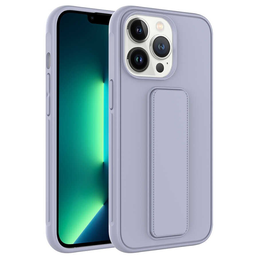Apple iPhone 13 Pro Kılıf HEPTEKİLETİŞİM Qstand Kapak