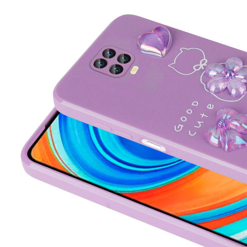 Xiaomi Redmi Note 9 Pro Kılıf Kabartma Figürlü Parlak HEPTEKİLETİŞİM Toys Silikon Kapak