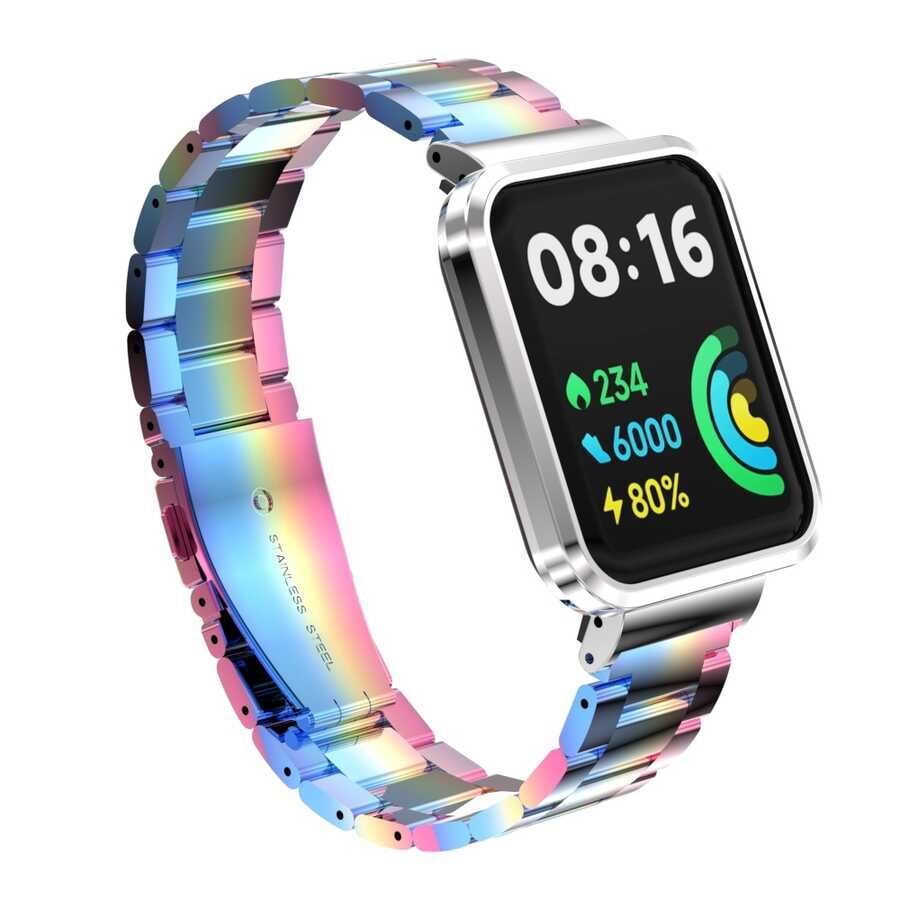 Xiaomi Redmi Watch 2 Lite Metal Kordon Gösterişli Tasarım (KRD-60) Colorful