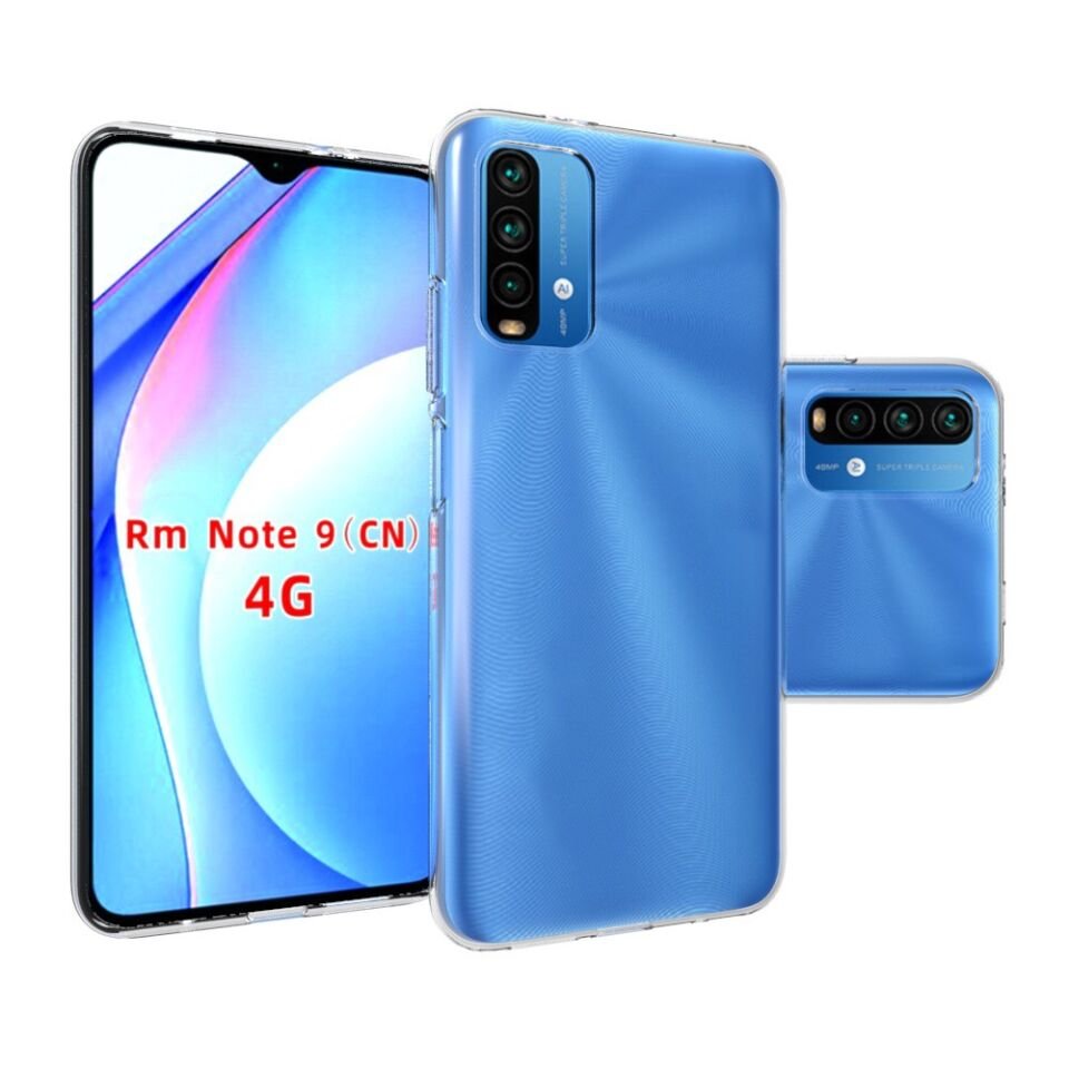 Xiaomi Redmi 9T Şeffaf Kılıf Yumuşak İnce Tasarımlı Kapak (SÜPER) Renksiz