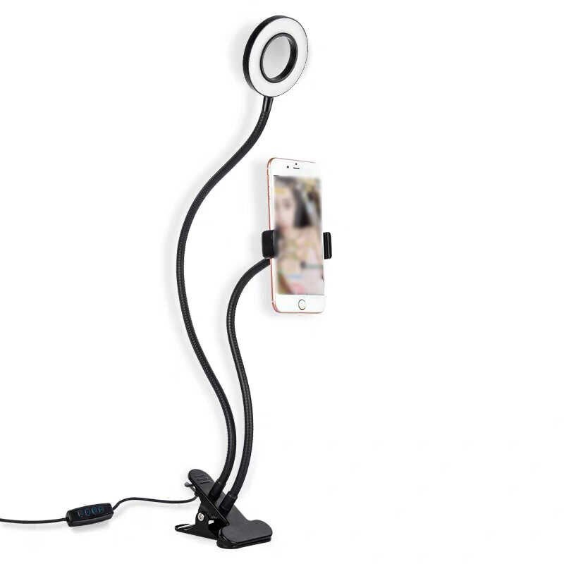 HEPTEKİLETİŞİM Clip Flash Light Işıklı Telefon Tutucu Ring Light