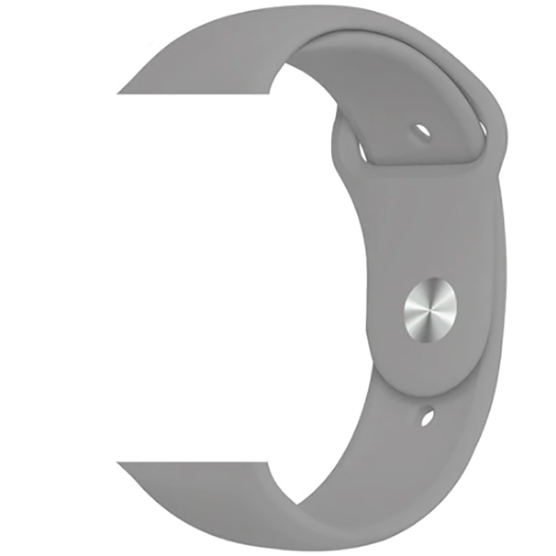 Apple Watch 2/3/4/5/6/7/8/se/ultra/nike 42mm 44mm 45mm 49mm Silikon Kordon (Klasik) 22-Concrete