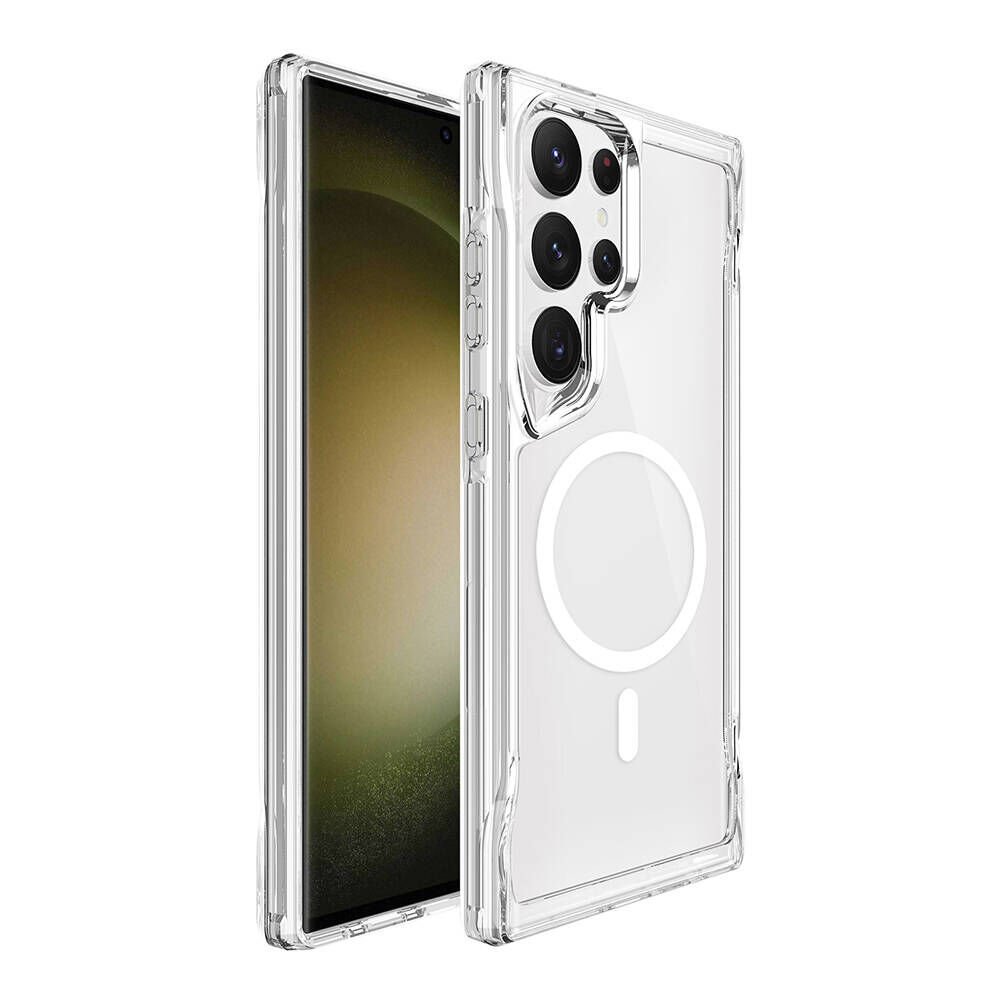 Samsung Galaxy S24 Ultra Kılıf HEPTEKİLETİŞİM Magsafe Şarj Özellikli T-Max Magsafe Kapak