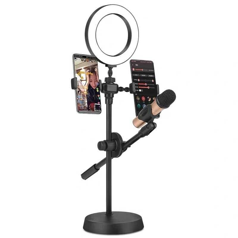 HEPTEKİLETİŞİM Dual Small Light Işıklı Telefon Tutucu 9cm Ring Light