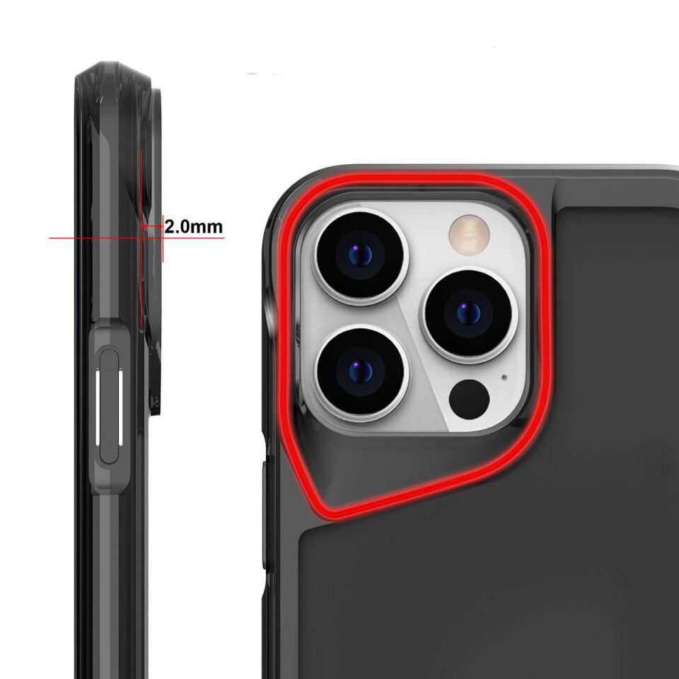 Apple iPhone 15 Pro Max Kılıf HEPTEKİLETİŞİM T-Max Kapak