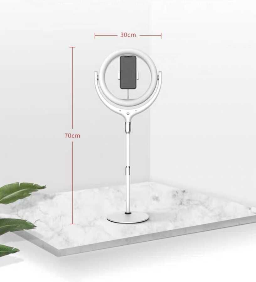 HEPTEKİLETİŞİM F-537 30 Cm Işıklı Telefon Tutucu Ring Light