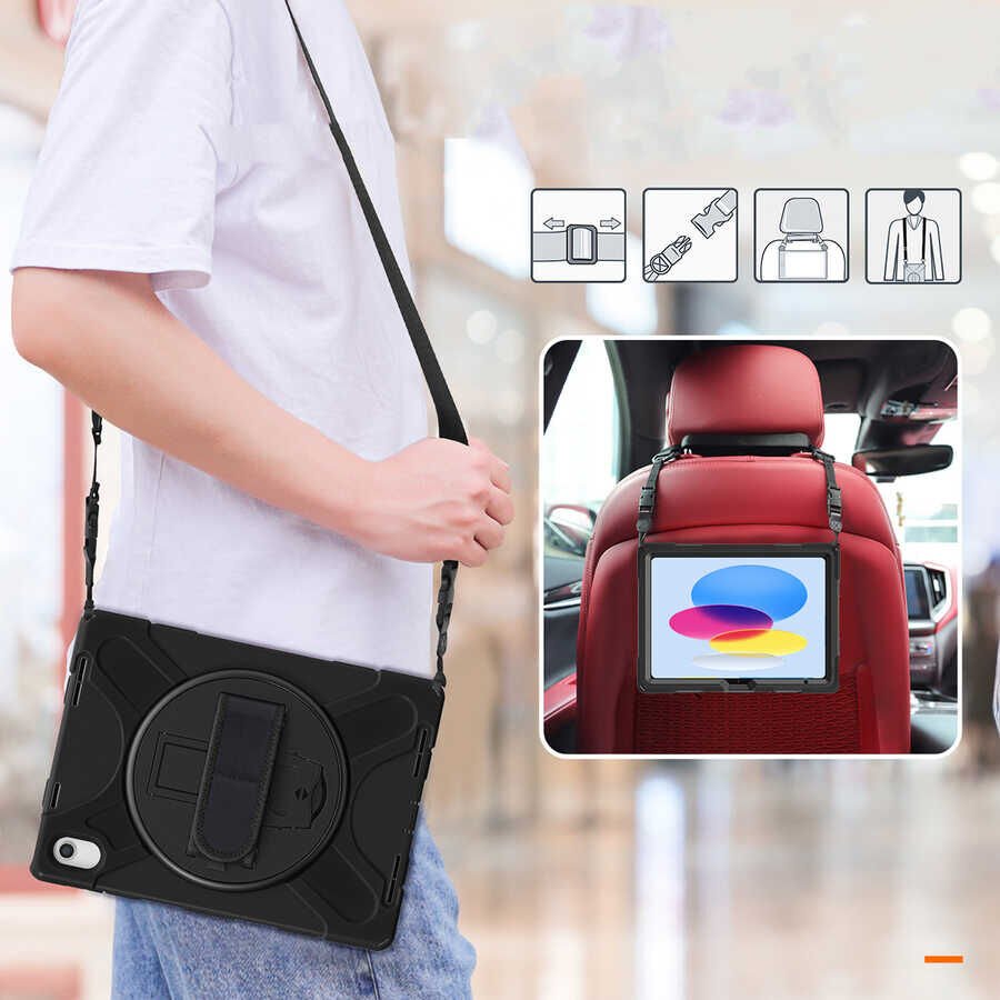 Apple iPad 11.Nesil 2025 HEPTEKİLETİŞİM Defender Tablet Silikon
