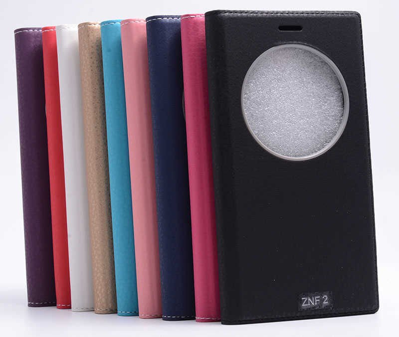 Asus Zenfone 2 Kapaklı Kılıf Mıknatıslı 360 Tam Korumalı (DOLCE) Siyah