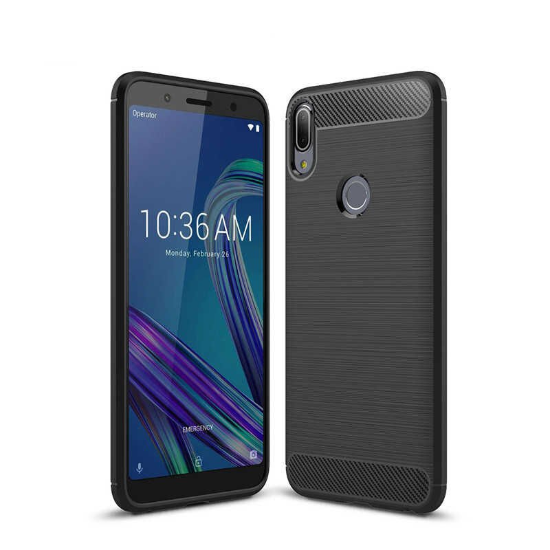 Asus Zenfone Max Pro ZB602KL Kılıf Ultra Korunaklı Silikon Kapak (ROOM) Siyah