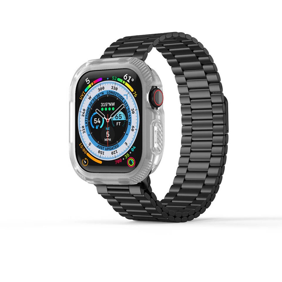 Apple Watch 10 46mm Silikon TPU Kasa Koruyucu HEPTEKİLETİŞİM Watch Gard 17