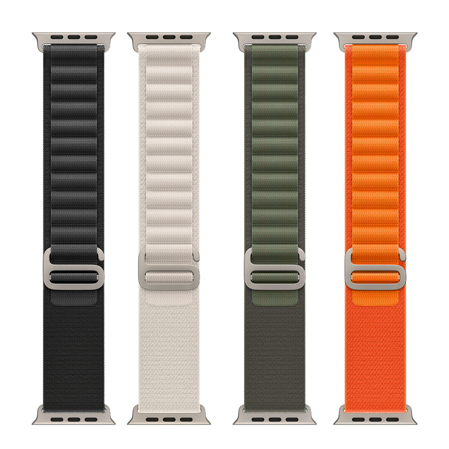 Apple Watch 2/3/4/5/6/7/8/se/nike 38mm 40mm 41mm Hasır Kordon Naylon Örgülü (KRD-74) Siyah