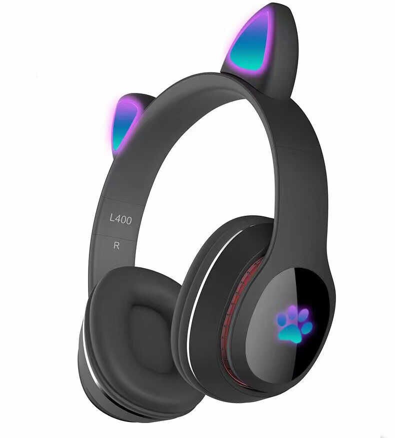 Hafif ve Portatif Kolayca Katlanıp Taşınabilir Dizayn (L400 Bluetooth Kulaklık) Siyah
