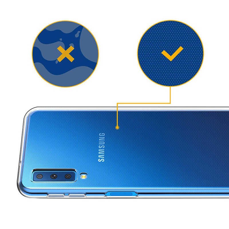 Galaxy A9 2018 Kılıf Zore Ultra İnce Silikon Kapak 0.2 mm