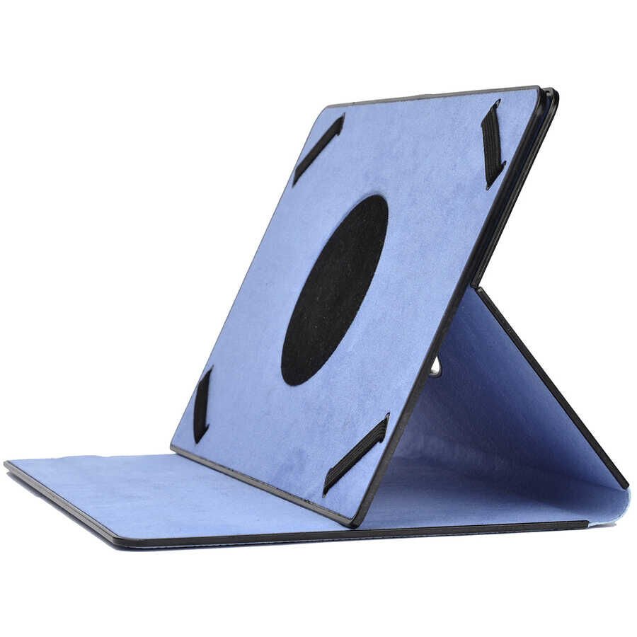 7 İnç Dönebilen Standlı Tablet Kılıf Pu Deri (7 İNÇ TÜM TABLET KILIFLARINA UYUMLU)-UNİVERSAL Mor