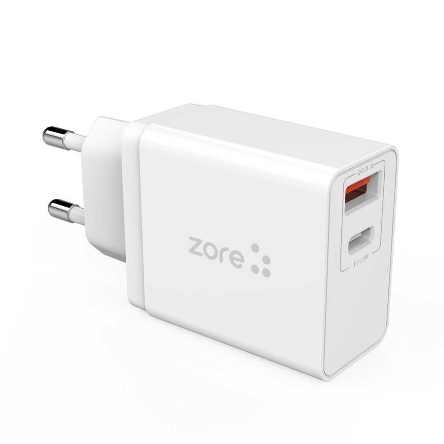 XMac Serisi ZR-X2 Micro 2 in 1 Şarj Seti Beyaz