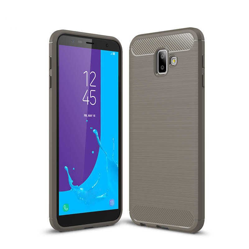 Samsung Galaxy J6 Plus Kılıf Ultra Korunaklı Silikon Kapak (ROOM) Siyah
