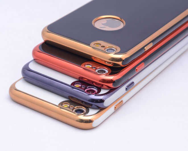 Apple iPhone 6 Plus Kılıf HEPTEKİLETİŞİM Arkası Parlak 360 Silikon
