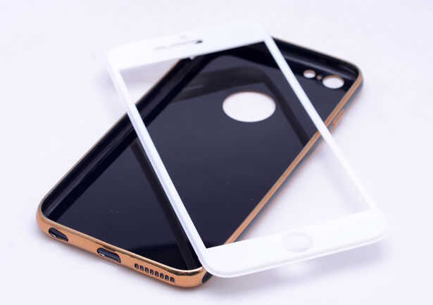 Apple iPhone 6 Plus Kılıf HEPTEKİLETİŞİM Arkası Parlak 360 Silikon