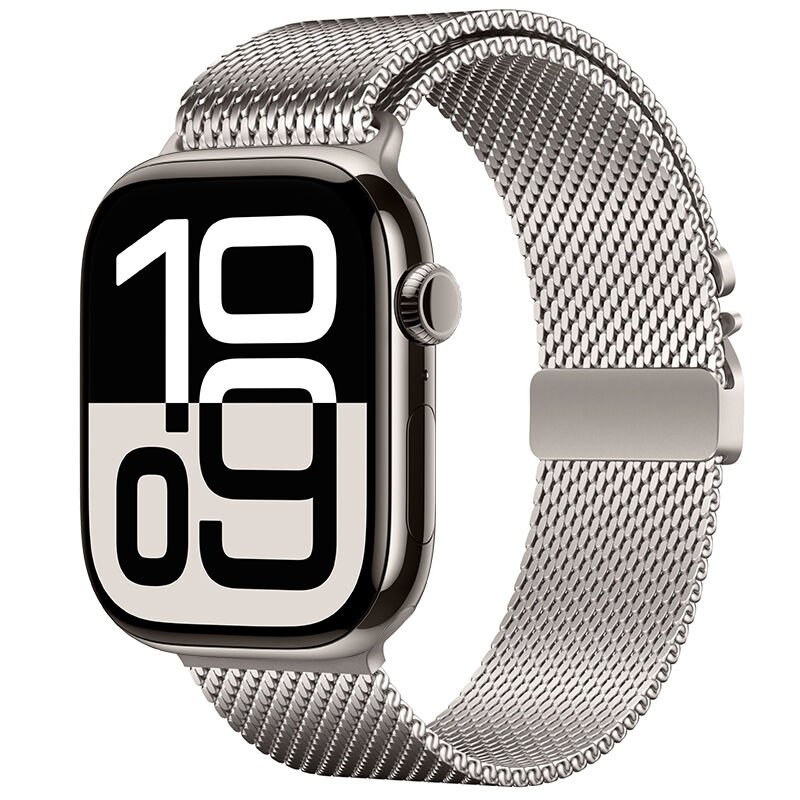 Apple Watch 7 45mm HEPTEKİLETİŞİM KRD-121 Metal Hasır Kordon