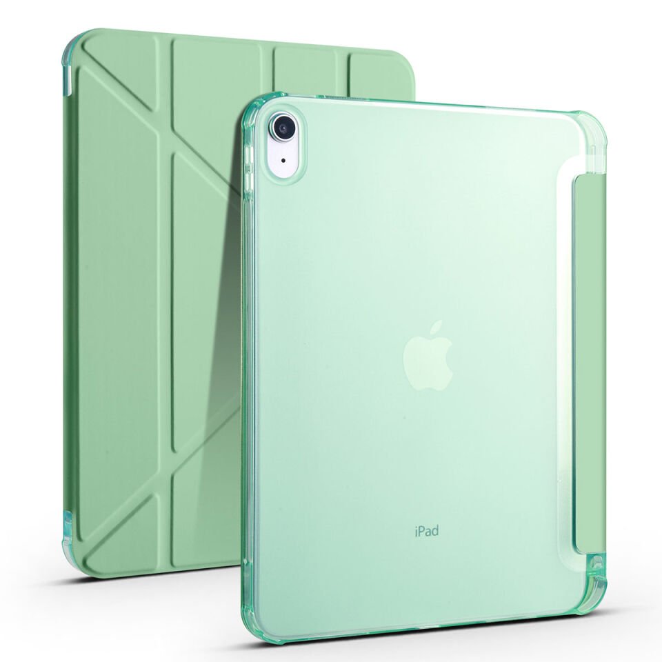 Apple iPad 11.Nesil 2025 Kılıf HEPTEKİLETİŞİM Tri Folding Kalem Bölmeli Standlı Kılıf