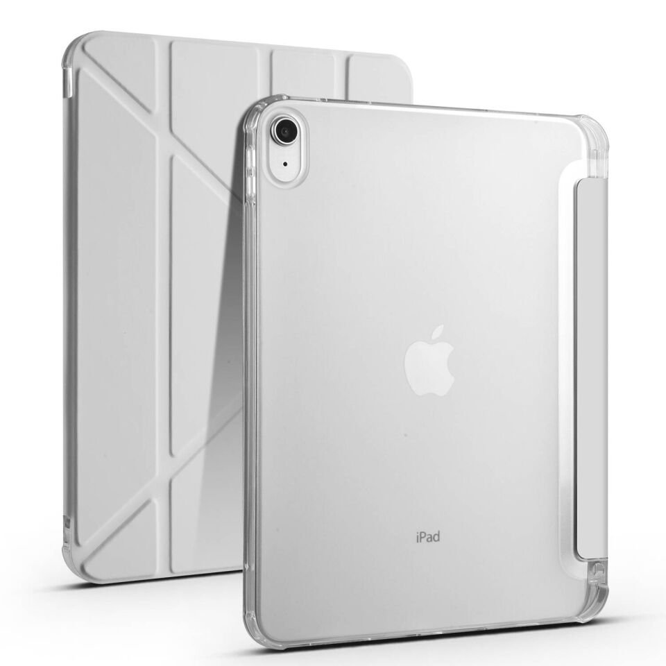 Apple iPad 11.Nesil 2025 Kılıf HEPTEKİLETİŞİM Tri Folding Kalem Bölmeli Standlı Kılıf